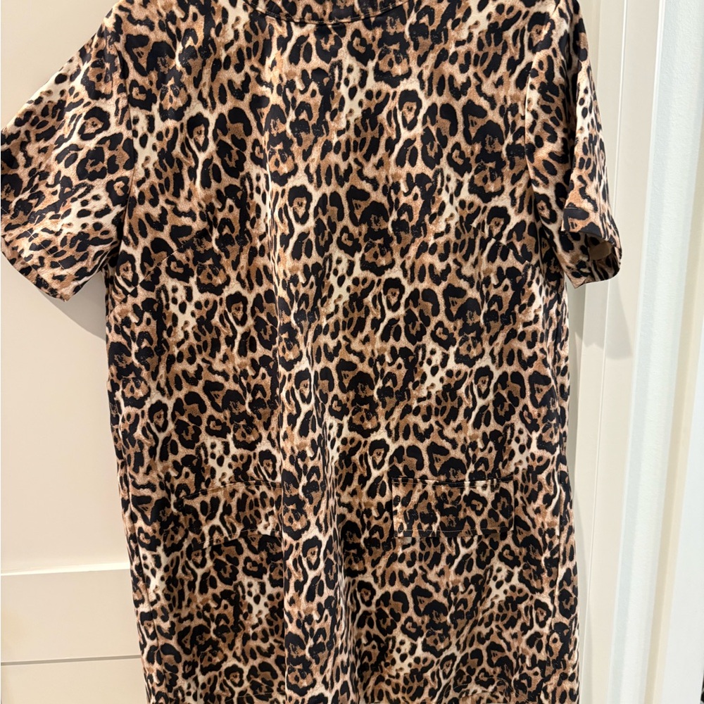 MABLE Animal Print Top - Brown and Black
